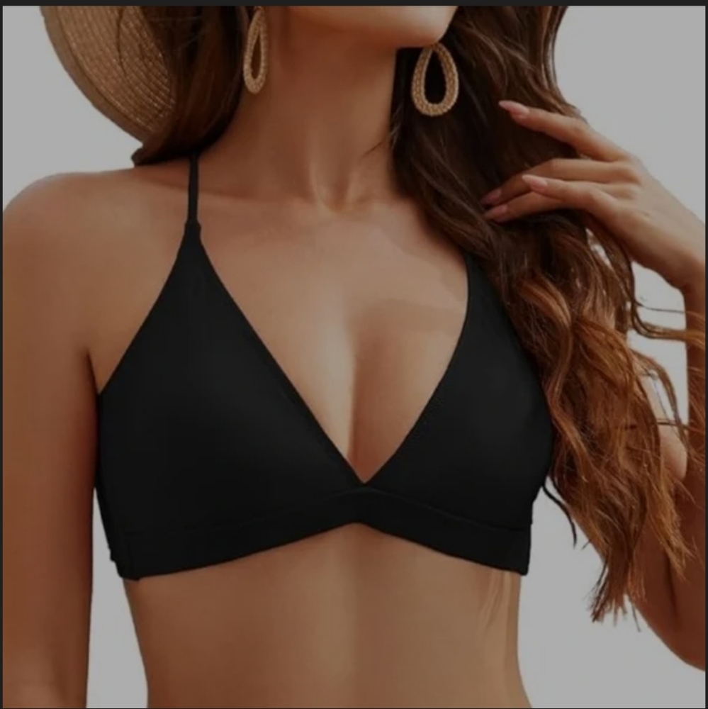 Elegant Black Bikini Top